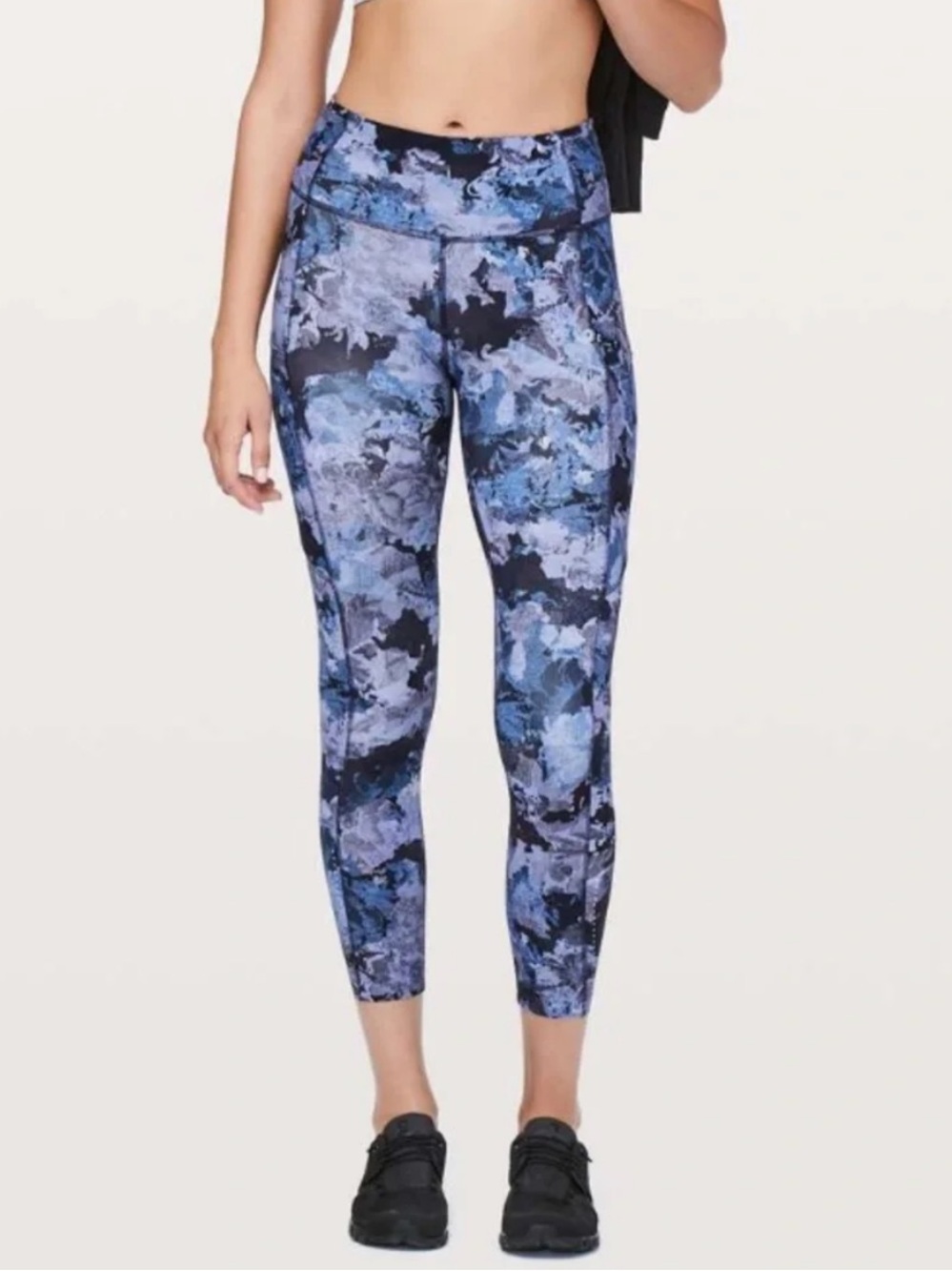 Lululemon Fast & Free 7/8 Tight II  - Nulux 25" - Screen Camo Multi  - Size 4